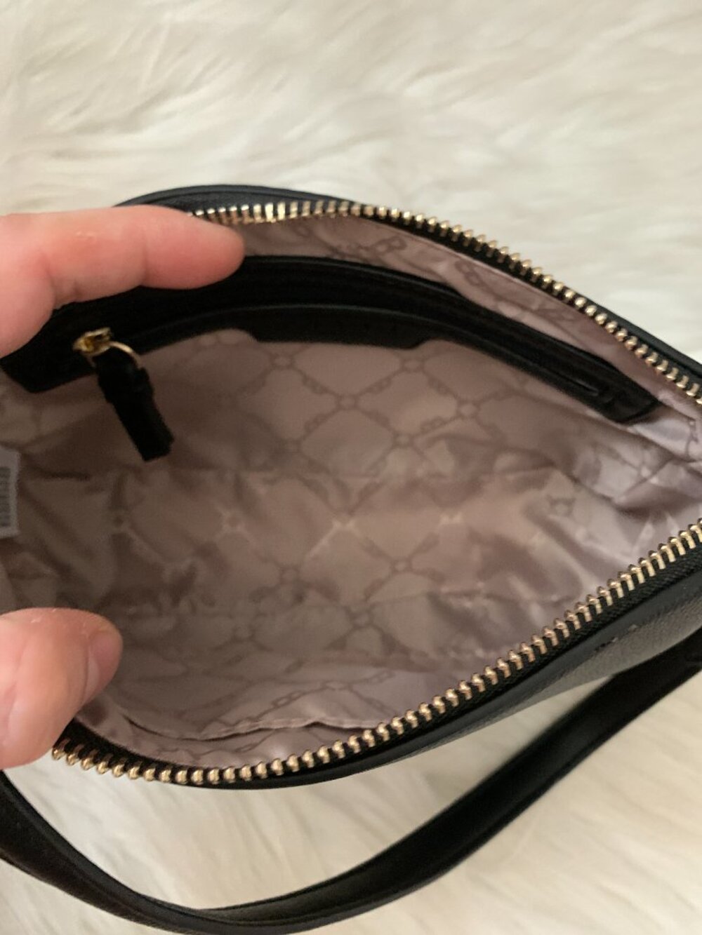 TED BAKER LONDON Pebble Leather Convertible Clutch Bag in Black - Picture 5 of 5